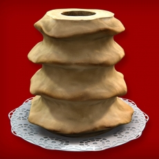 Baumkuchen Rohling ohne Glasur (4-Ring 1600-2000g)