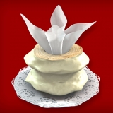 Baumkuchen mit weißer Schokolade (2-Ring 600-1000g)